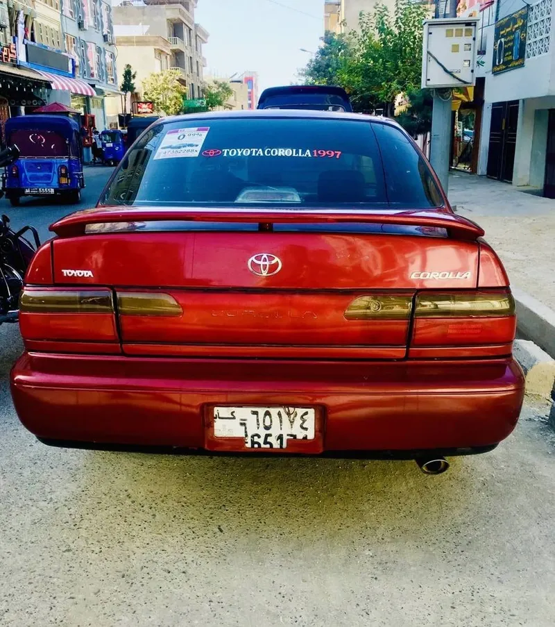 Toyota Corolla 1997, brown color, AC working (2)