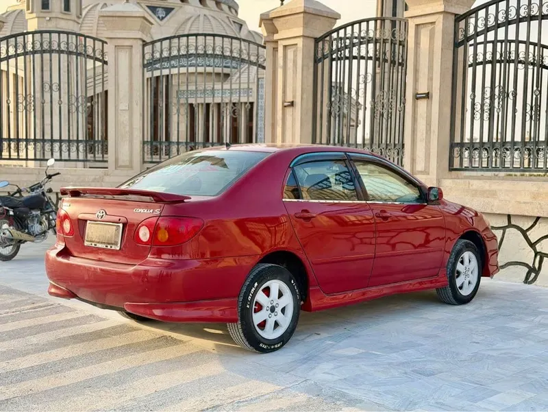 Toyota Corolla 2003 LE, Canadian, Burgundy, Automatic (2)