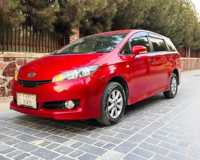 Toyota Wish Fielder 2011, full option, burgundy (2)
