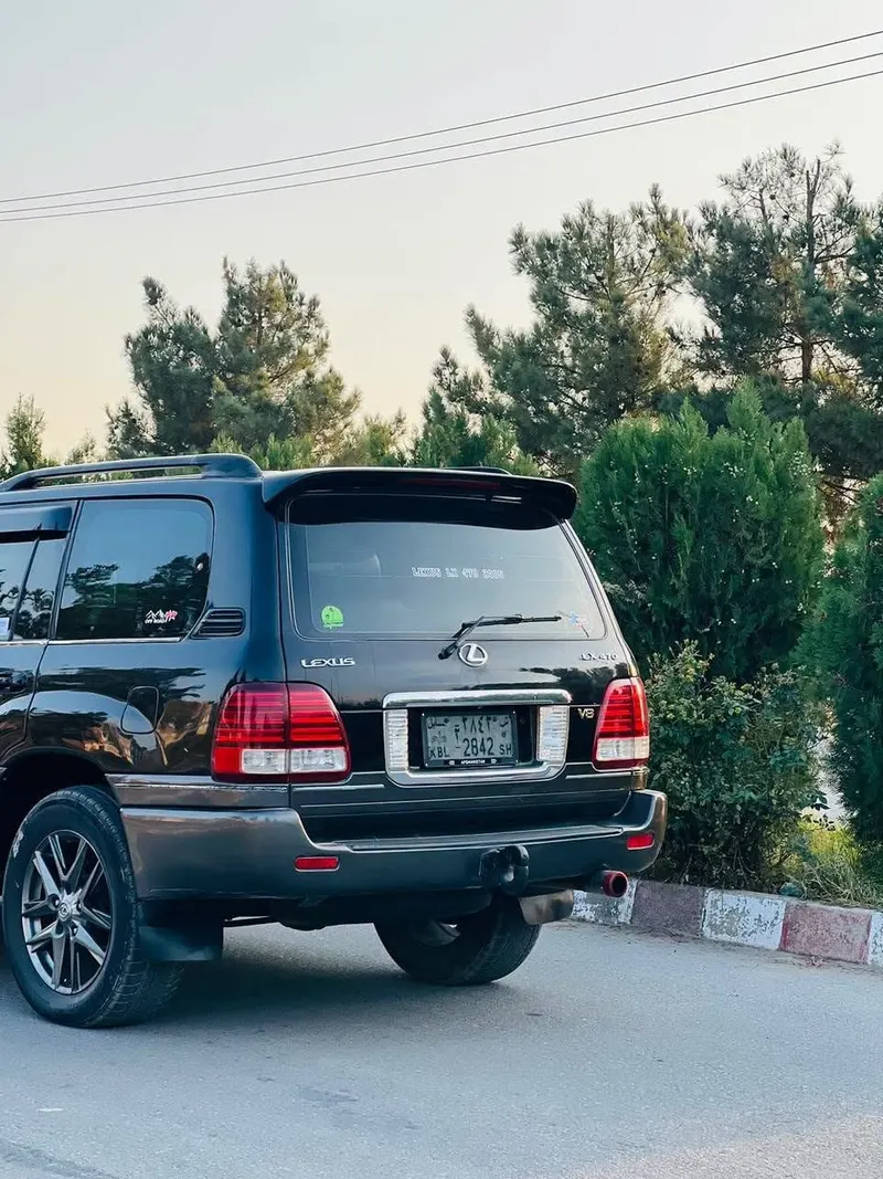 لکسس LX۴۷۰ مودل ۲۰۰۵ سیاه، اتومات، پطرولی (7)
