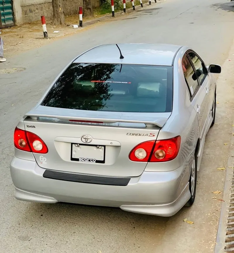 Toyota Corolla 2005 S, Silver, Registered in Kabul, No Accident (6)