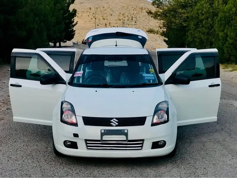 Suzuki Swift 2008, White, AC and Heating Working (4)