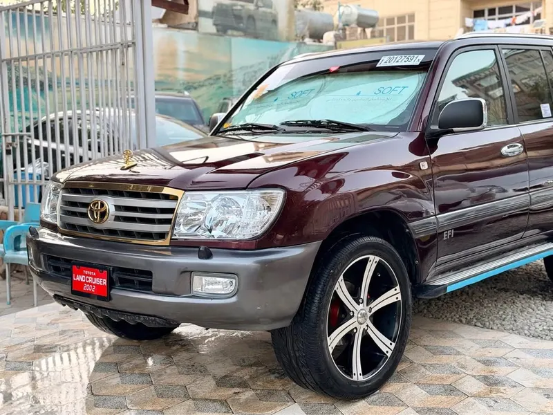 Toyota Land Cruiser 2002, Clean Documents, Burgundy (2)