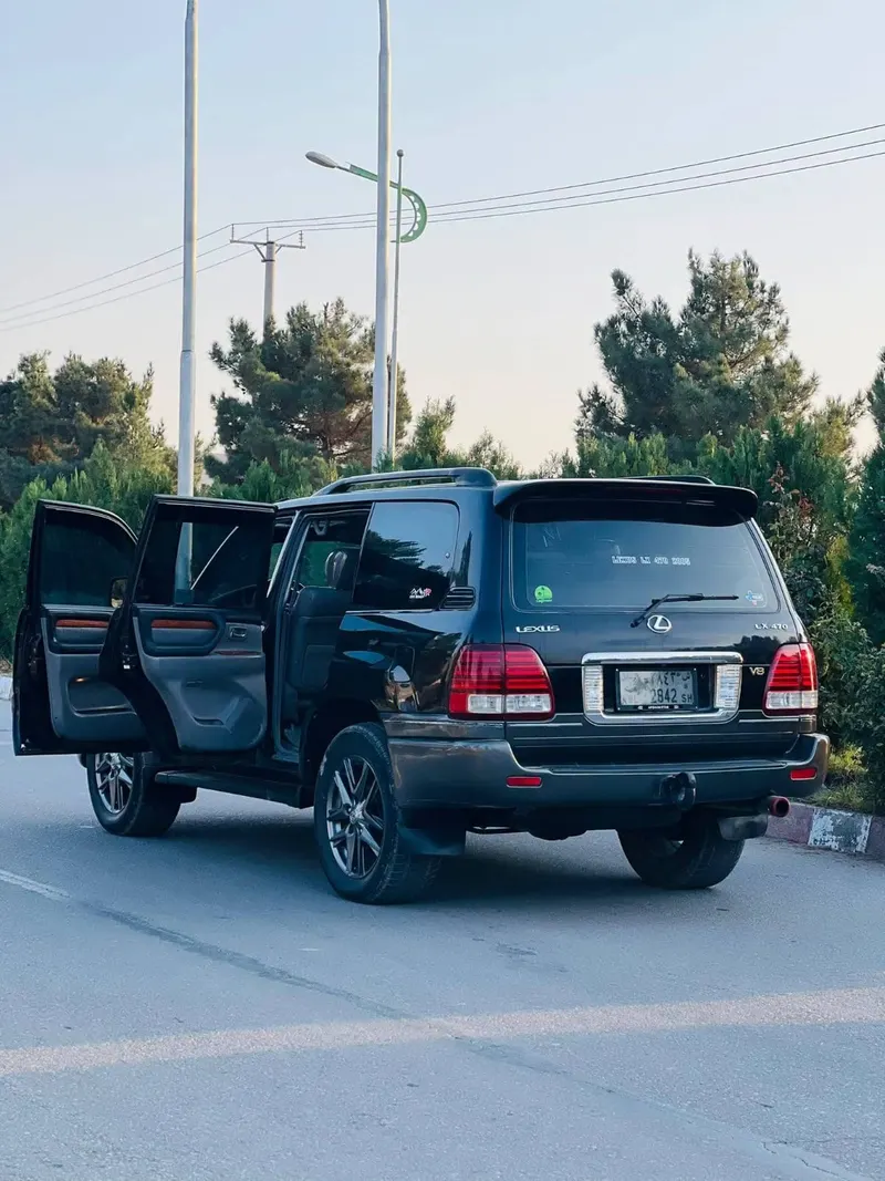 لکسس LX۴۷۰ مودل ۲۰۰۵ سیاه، اتومات، پطرولی (6)