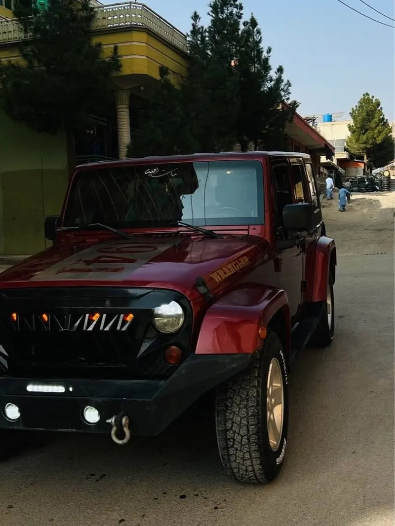 Jeep Wrangler 2011 American, Jiggery Red, No Accident, Registered Kabul (3)