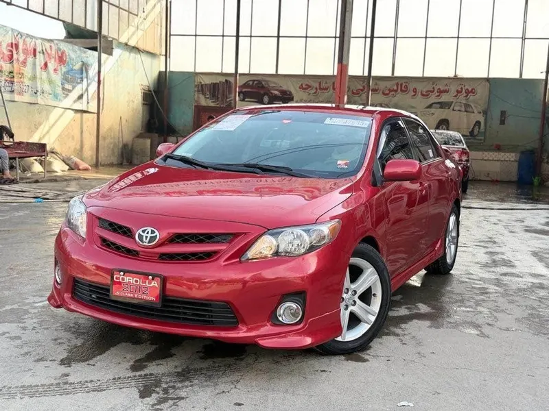 Toyota Corolla 2012 S Class, Red, Canadian Import, Kabul (5)
