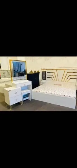 Eight-Seat Beige-Grey Sofa Set with 3 Luxury Tables, New (3)