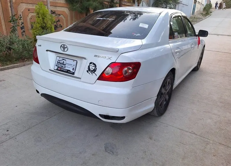 Toyota Mark X 2006 (2016 shape), 6-cylinder petrol, automatic, white (5)