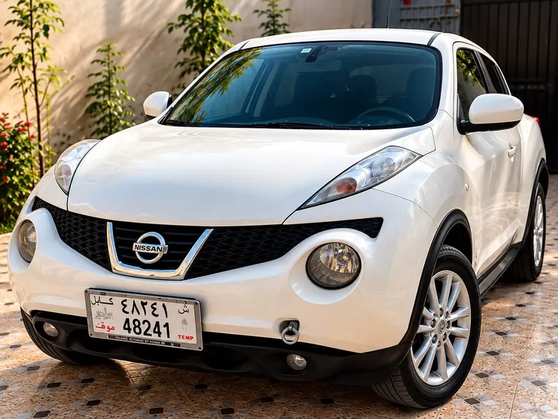 Nissan Juke 2011, 4 cylinder, white, Kabul plates (1)
