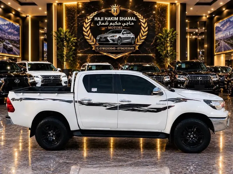 Toyota Hilux 2017 White, Diesel 4-Cylinder, Registered Kabul (5)