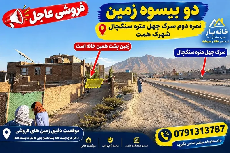 Land plot in Sangchel, Kabul (1)