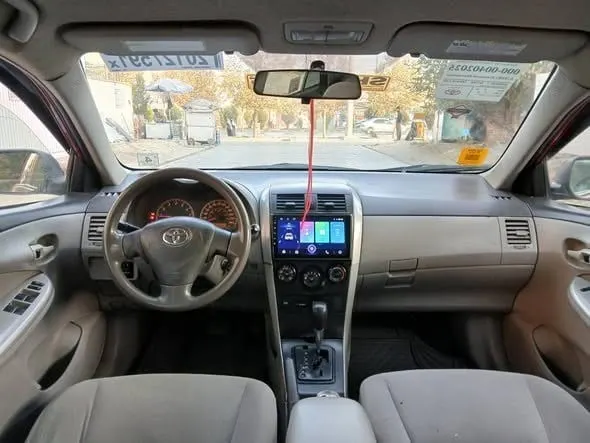 Toyota Corolla 2009 Full Option, Red, Automatic (2)