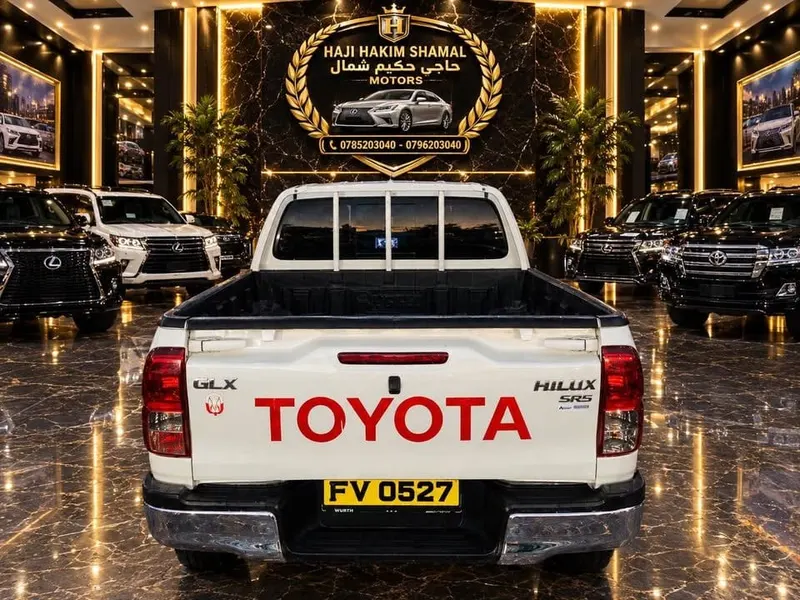 Toyota Hilux 2017 White, Diesel 4-Cylinder, Registered Kabul (2)