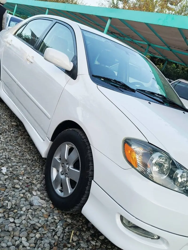 Toyota Corolla 2007 S class, white, automatic, American version (3)