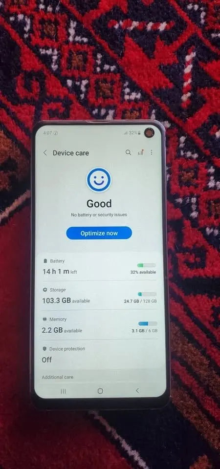Samsung Galaxy S10 Dual SIM 128GB 6GB RAM, Used, 3500 AFN (3)