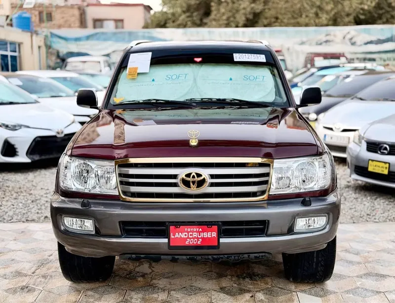Toyota Land Cruiser 2002, Clean Documents, Burgundy (1)