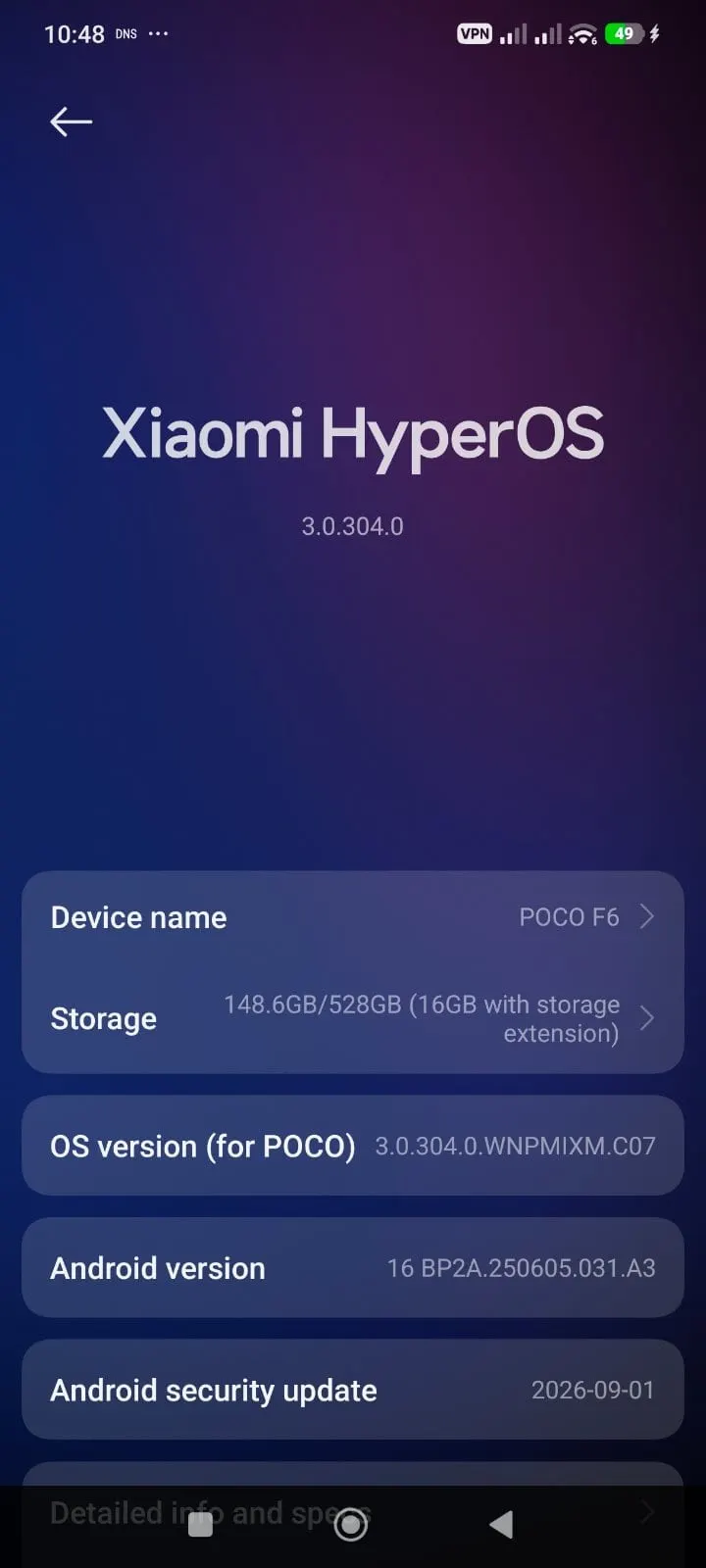 POCO F6 16GB RAM 512GB Snapdragon 8s Gen3 (8)