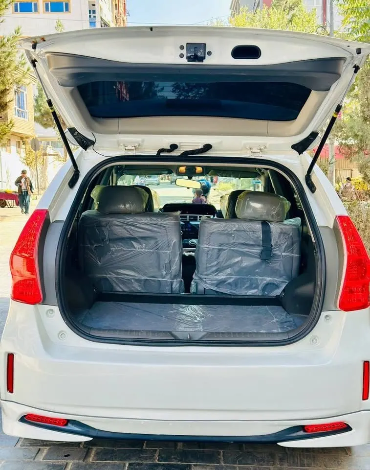 Toyota Prius V 2013 White, Hybrid Family Car, Kabul (6)