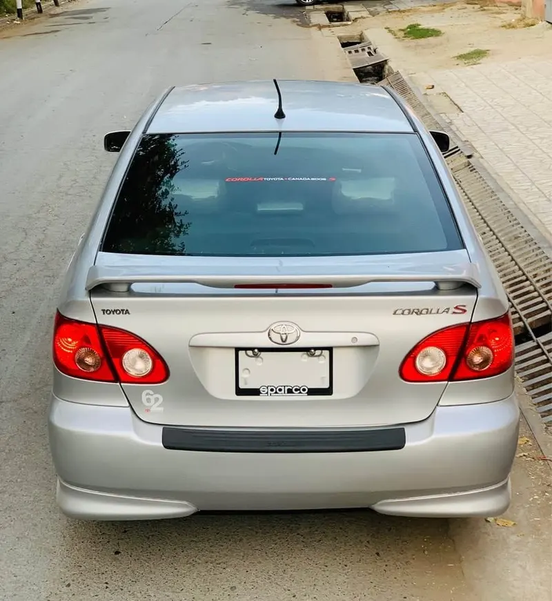 Toyota Corolla 2005 S, Silver, Registered in Kabul, No Accident (4)