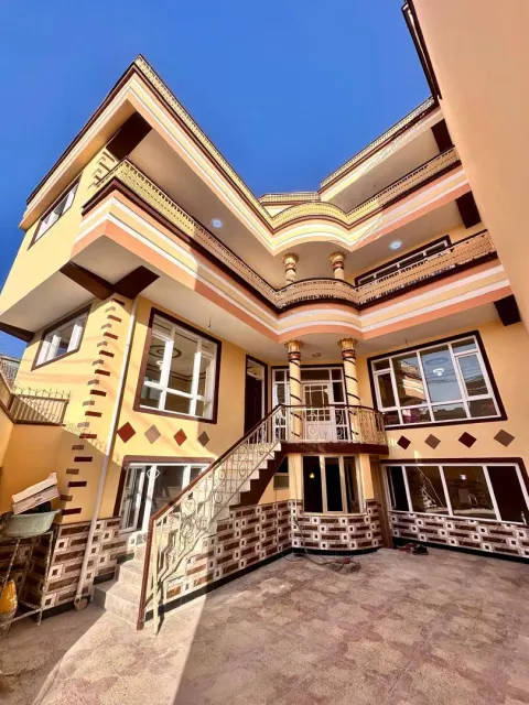4-storey house for sale, 7 rooms, 155 m², Nawabad, Darulaman Road, Kabul