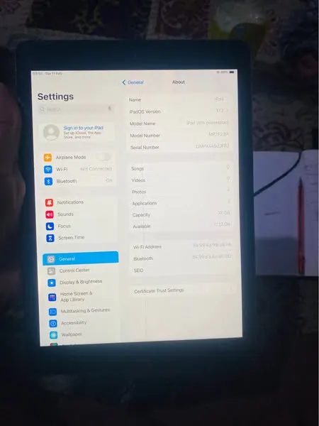 iPad 6th Generation