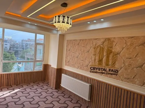New VIP apartment for sale, 4 rooms, 4th floor, roof terrace, Taimani Project, Kabul
