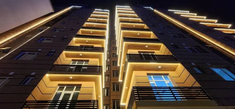 Apartments at Zabihullah Square, Mazar-i-Sharif